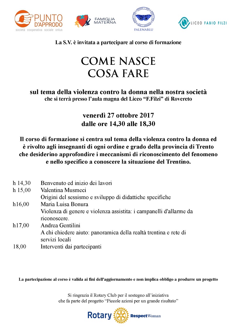 comenascecosafare