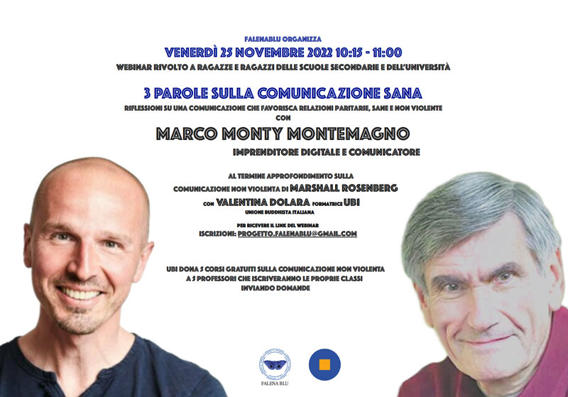 Falena Blu evento con Marco Montemagno