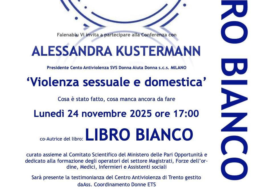 presentazione del “LIBRO BIANCO”  con Alessandra Kustermann